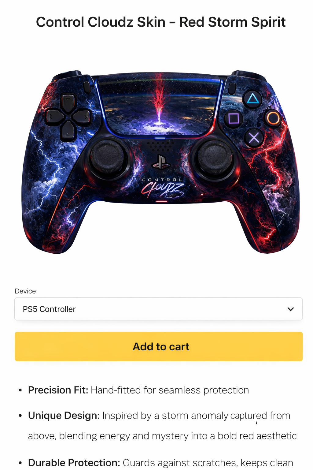 Control Cloudz Skin - Red Sprite Spirit (ver.1)